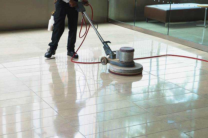commercial floor scrubbing machine.
