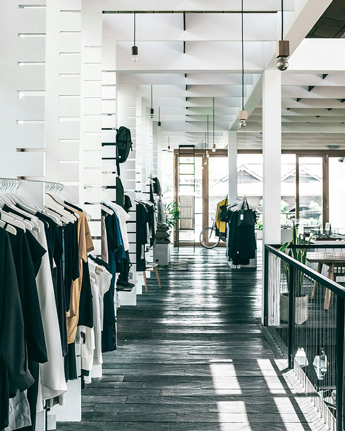 clean commercial retail floor lobby
