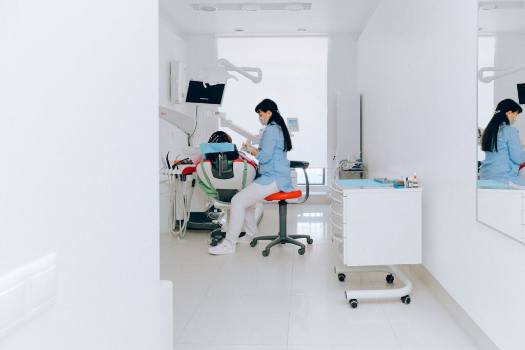 A clean dental office