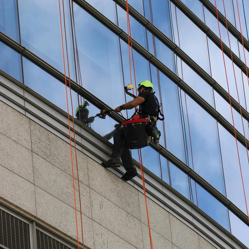 Professional high rise window cleaning