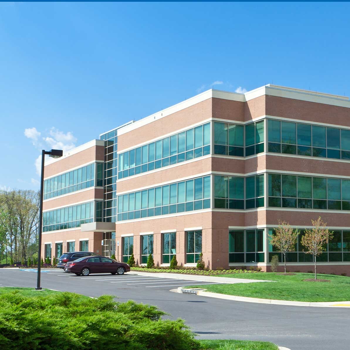 a clean commercial building