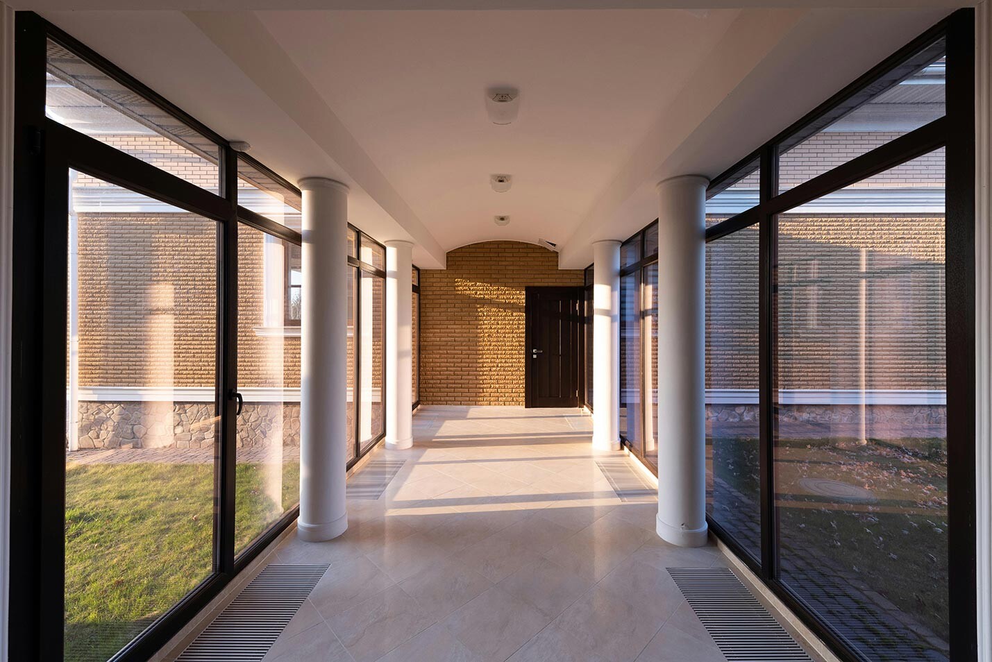 apartment building hallway
